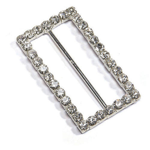 Large Rectangular Crystal Buckle