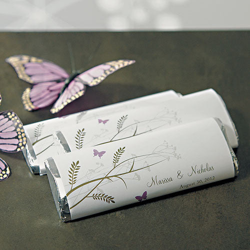 Romantic Butterfly Nut Free Gourmet Milk Chocolate Bar