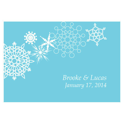 Winter Finery Large Rectangular Tag