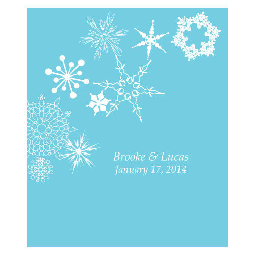 Winter Finery Rectangular Label