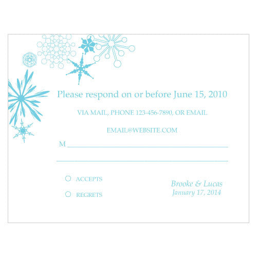 Winter Finery RSVP