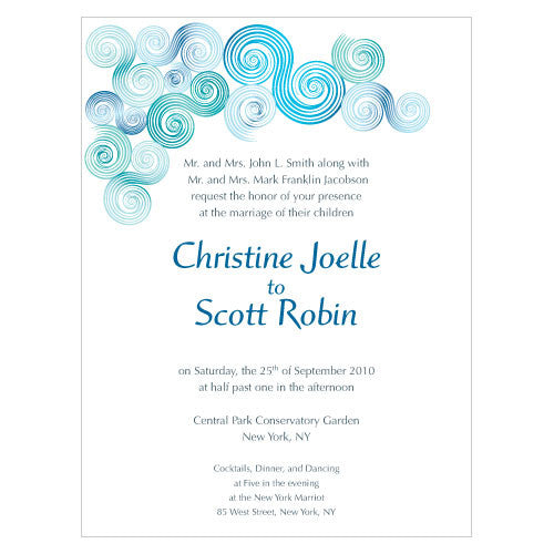 Sea Breeze Invitation