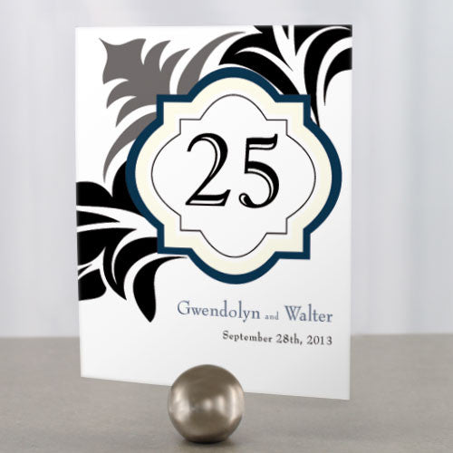 Lavish Monogram Table Number Numbers