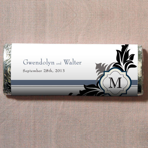 Lavish Monogram Nut Free Gourmet Milk Chocolate Bar
