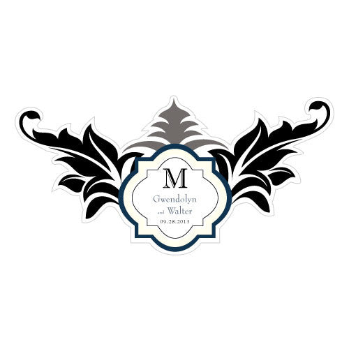 Lavish Monogram Large Cling