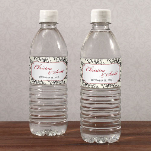 Eclectic Patterns Water Bottle Label