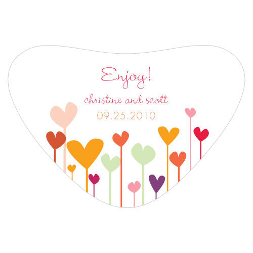 Hearts Heart Container Sticker