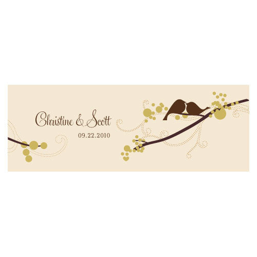 Love Bird Small Rectangular Tag