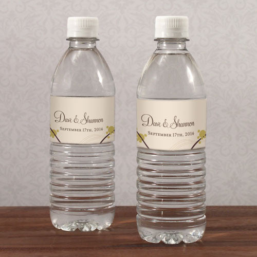 Love Bird Water Bottle Label