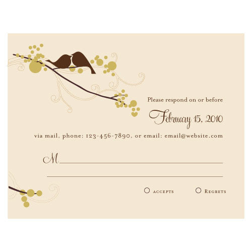 Love Bird RSVP