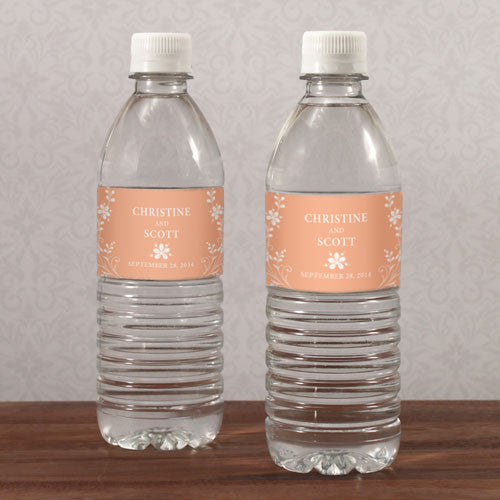 Forget Me Not Water Bottle Label