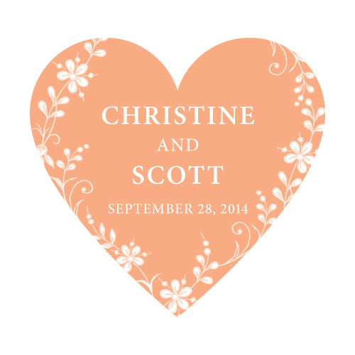 Forget Me Not Heart Sticker