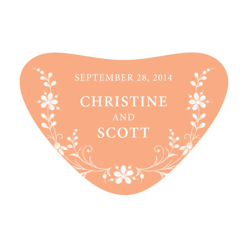Forget Me Not Heart Container Sticker