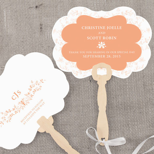 Forget Me Not Personalized Hand Fan