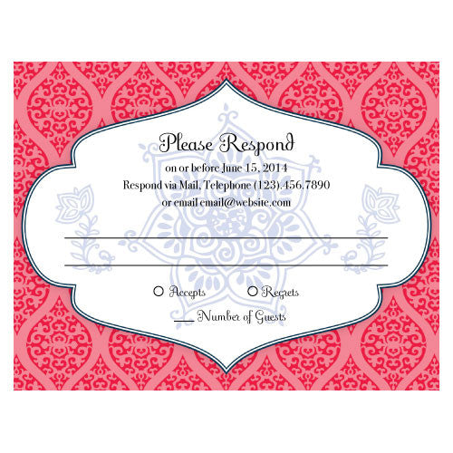 Moroccan RSVP