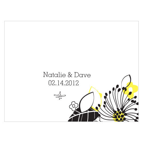 Floral Fusion Note Card
