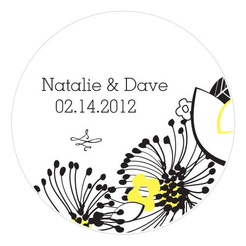 Floral Fusion Small Sticker