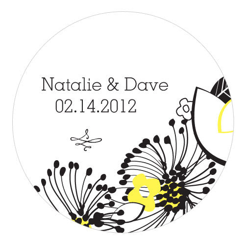 Floral Fusion Large Sticker