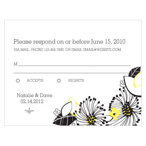 Floral Fusion RSVP