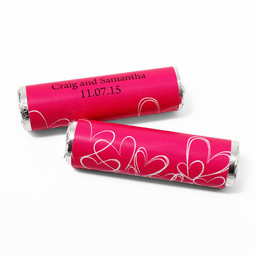 Contemporary Heart Candy Roll Wrap