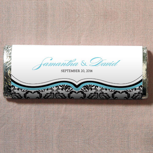 Love Bird Damask Nut Free Gourmet Milk Chocolate Bar
