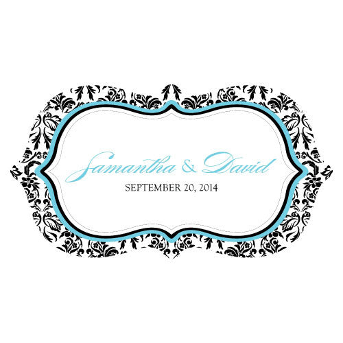 Love Bird Damask Large Cling