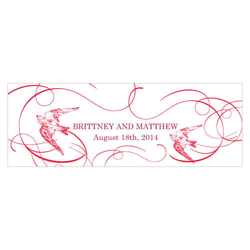 French Whimsy Small Rectangular Tag