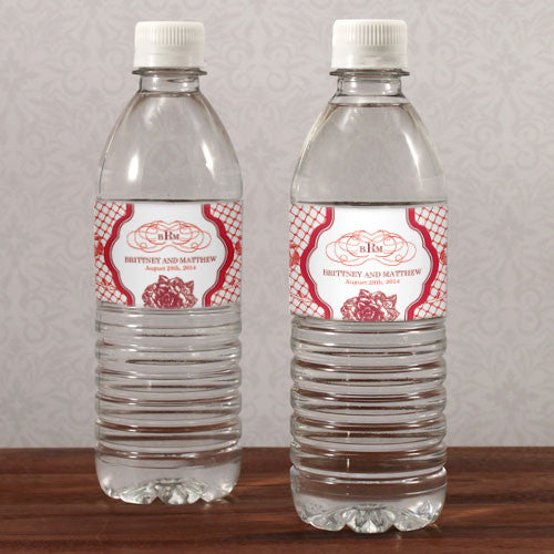 French Whimsy Water Bottle Label
