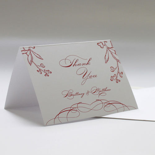 French Whimsy Thank You Card