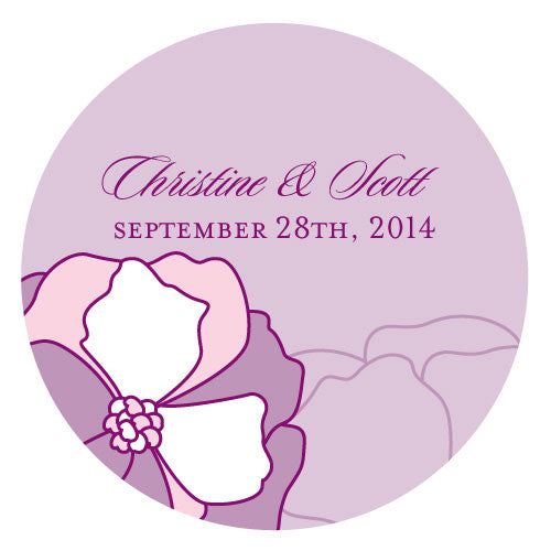 Pinwheel Poppy Large Sticker