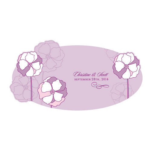 Pinwheel Poppy Large Cling