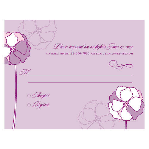 Pinwheel Poppy RSVP