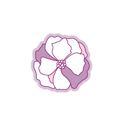 Pinwheel Poppy Diecut Sticker