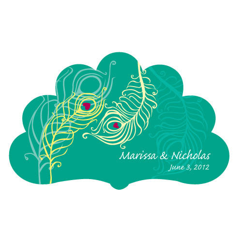 Perfect Peacock Small Cling