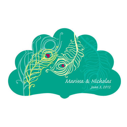 Perfect Peacock Large Cling