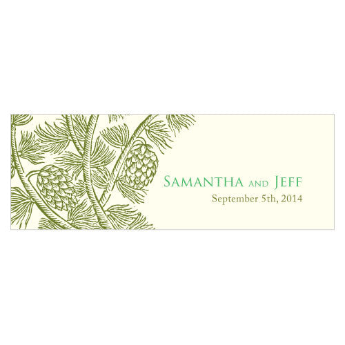 Evergreen Small Rectangular Tag