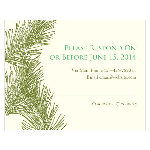 Evergreen RSVP