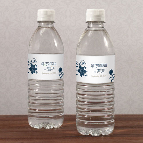 Floral Orchestra Water Bottle Label