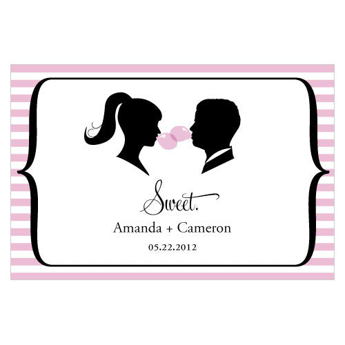 Sweet Silhouettes Large Rectangular Tag