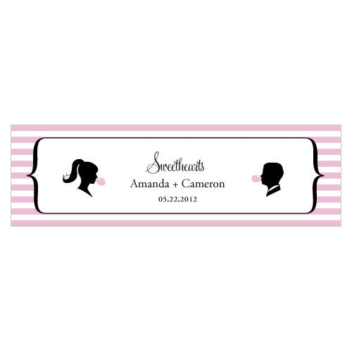 Sweet Silhouettes Small Rectangular Tag