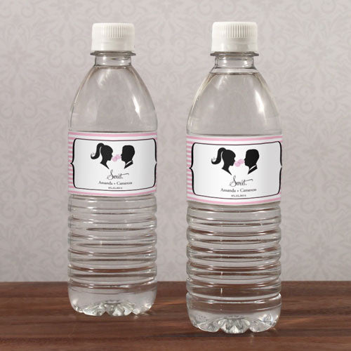 Sweet Silhouettes Water Bottle Label