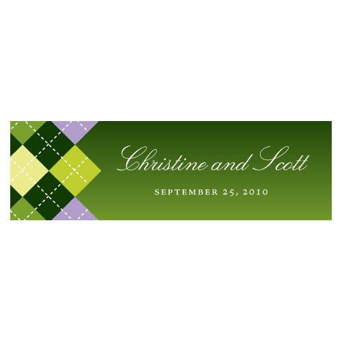 Golf Small Rectangular Tag