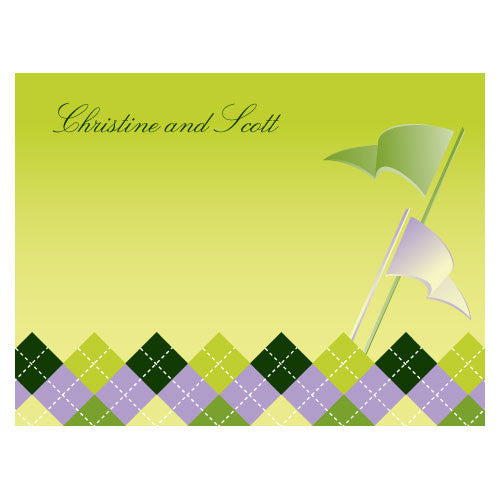 Golf Note Card