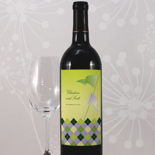 Golf Wine Label