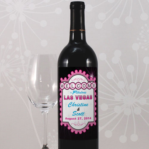 Las Vegas Wine Label