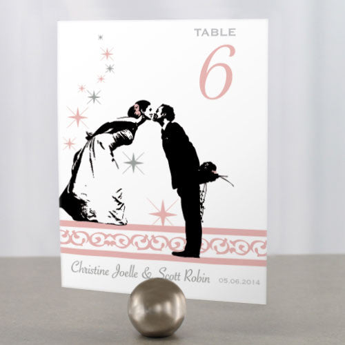 Vintage Hollywood Table Number Numbers