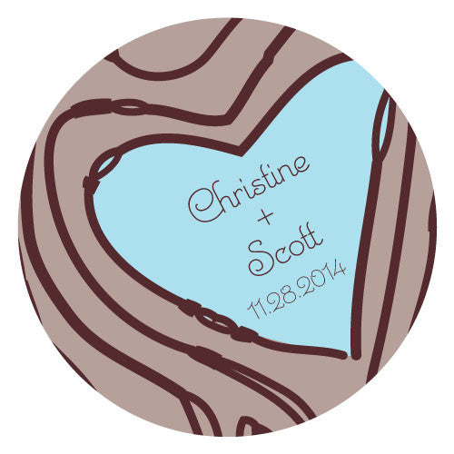 Heart Strings Large Sticker