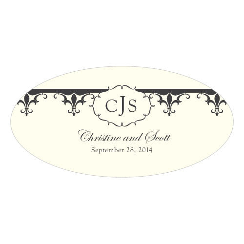 Fleur De Lis Large Cling