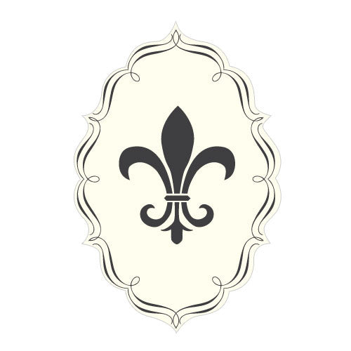 Fleur De Lis Diecut Sticker