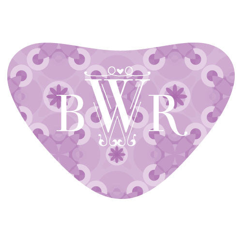 Floral Pattern Heart Container Sticker La
